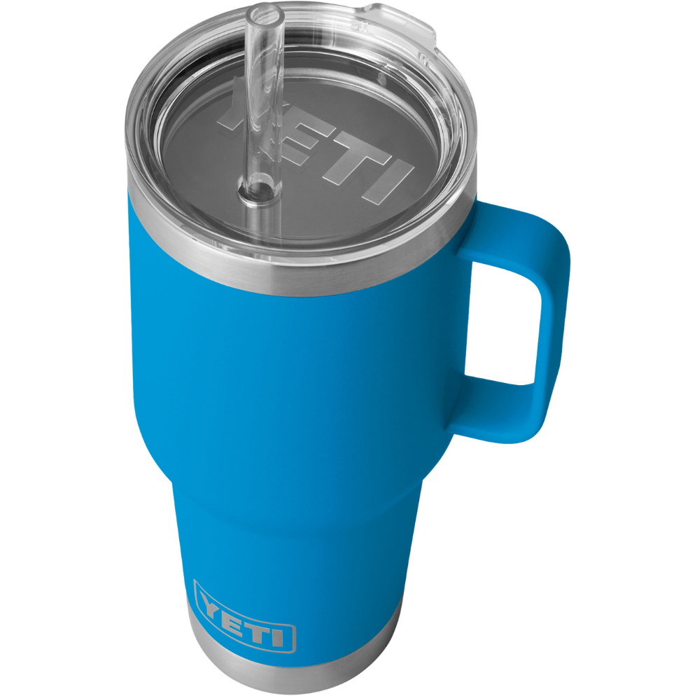 2025 YETI Rambler 35 Oz Strohhalm Becher 70000002540 - Big Wave Blue